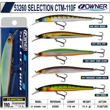 Owner 53260 Ct Minnow 110 mm 14.4g Maket Balık