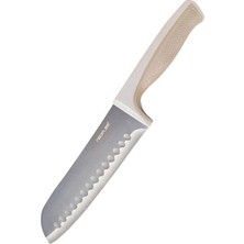 Neoflam Fika Mıcroban Santoku Bıçak Bej 18CM