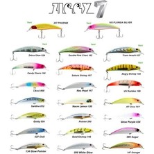 Fujin Ziggy7  70MM 9.6gr Sinking Lrf Maket Balık
