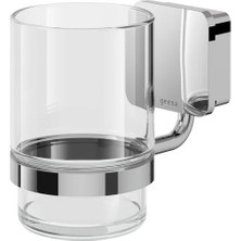 Geesa 917902 02 A Topaz Krom Duvara Montajlı Diş Fırçalığı
