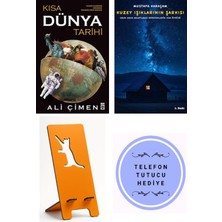 Timaş Yayınları Kısa Dünya Tarihi - Ali Çimen + Kuzey Işıklarının Şarkısı + Telefon Tutucu