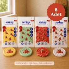 Sarkap Hijyenik 82 mm Kapak 10'lu Paket x 8 Adet - Domates Seri