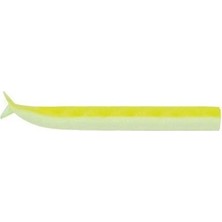 Fiiish Crazy Sandeel CSE100/1 CSE239 3x Gövde Jaune Fluo Uv Silikon Yem