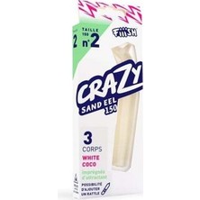Fiiish Crazy Sandeel CSE150/2 CSE513 3x Gövde White Coco Silikon Yem