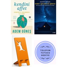 Timaş Yayınları Kendini Affet - Kendinizle Barışmanın Ilk Adımı - Adem Güneş + Kuzey Işıklarının Şarkısı + Telefon Tutucu