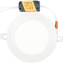 Horoz Electric 9W Sıva Altı Yuvarlak Panel LED Armatür Beyaz Işık 6400K