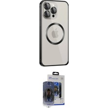 Marsilyan™- iPhone 15 Pro Max Kılıf Ahenk Işık Serisi - Siyah Vanessa Magic Cam