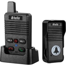 Hello D90 1000 Mah Şarjlı Kapalı Devre Görüntülü Diyafon Konuşma Sistemi