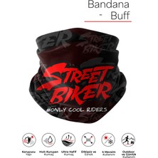 Street Biker 4 Mevsim Mikrofiber Bandana Buff Outdoor Boyunluk Maske