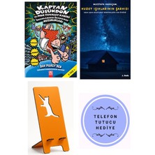 Altın Kitaplar Kaptan Düşükdon ve Mor Tuvalet Kabini Insanları... - Dav Pilkey + Kuzey Işıklarının Şarkısı + Telefon Tutucu