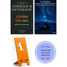 Butik Düzenin Ötesinde - Hayat Için 12 Kural Daha - Jordan B. Peterson + Kuzey Işıklarının Şarkısı + Telefon Tutucu