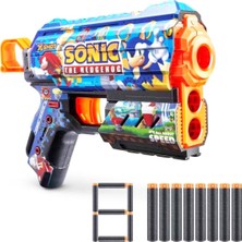 PopŞeker X-Shot Skins Flux Sonic The Hedgehog Sünger Dart Atan Silah 21CM.