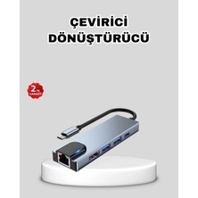 Armüz Type-C Çoklu Dönüştürücü – Alüminyum Gövde, Hızlı Veri Aktarımı ve Şarj Desteği