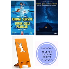 Altın Kitaplar Samantha Spinner - Kırmızı Şemsiye ve Süper Giz... - Russel Ginss + Kuzey Işıklarının Şarkısı + Telefon Tutucu