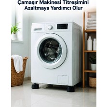 HERŞEYBURDAMODA Çamaşır Makinesi Için 4 Adet Kauçuk Ayak Pedi