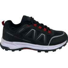 Matzeliger 222-2624 Siyah-Kırmızı Erkek Günlük Yürüyüş Trekking Spor Ayakkabı