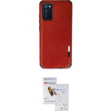 Marsilyan™- Galaxy A03S Kılıf Doruk Asil Koleksiyonu - Siyah Seramik Nano Ekran Koruyucu