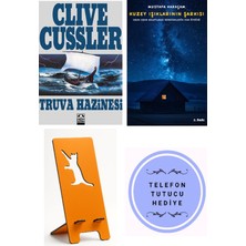 Altın Kitaplar Truva Hazinesi - Clive Cussler + Kuzey Işıklarının Şarkısı + Telefon Tutucu