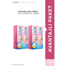 Bioder Normal Ciltler Için Tüy Dökücü Krem 2X200ML - Avantajlı Set