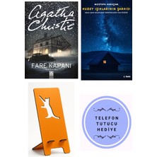 Altın Kitaplar Fare Kapanı - Agatha Christie + Kuzey Işıklarının Şarkısı + Telefon Tutucu