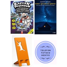 Altın Kitaplar Kaptan Düşükdon ve Sümüklü Biyonik Çocuğun Büyü... - Dav Pilkey + Kuzey Işıklarının Şarkısı + Telefon Tutucu