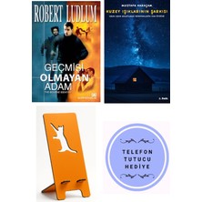Altın Kitaplar Geçmişi Olmayan Adam - Robert Ludlum + Kuzey Işıklarının Şarkısı + Telefon Tutucu