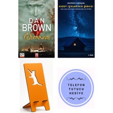 Altın Kitaplar Cehennem - Dan Brown + Kuzey Işıklarının Şarkısı + Telefon Tutucu