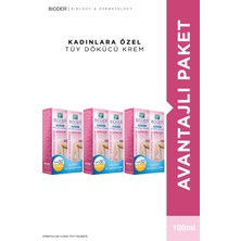 Bioder Normal Ciltler Için Tüy Dökücü Krem 3X200ML - Avantajlı Set