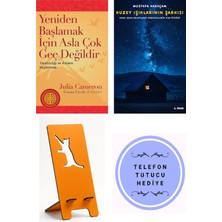 Butik Yeniden Başlamak Asla Çok Geç Değildir - Julia Cameron + Kuzey Işıklarının Şarkısı + Telefon Tutucu