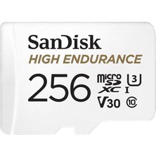 Sandisk 256GB Sandısk Hıgh Endurance Mıcrosd 100MB/S SDSQQNR-256G-GN6IA