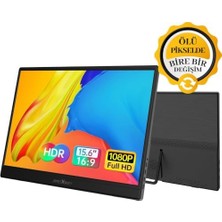 James Donkey JDP15 15,6″ 60Hz Full Hd IPS Taşınabilir Monitör (Ölü Pikselde Anında Değişim)