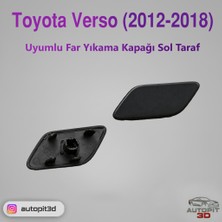 AutoPit 3D Toyota Verso (2012-2018) Uyumlu Sol Far Yıkama Kapağı