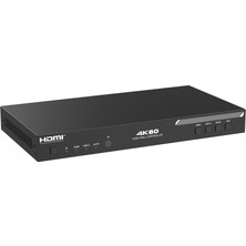 Dark 1X10 HDMI Video Wall Controller - 18GBPS, 1 Giriş/10 Çıkış, 4K@60Hz, RS-232, Dolby Digital/plus/ex, Dts-Ex, Alüminyum Kasa, Kumandalı Profesyonel HDMI Matrix Switch (DK-HD-MWCX10)