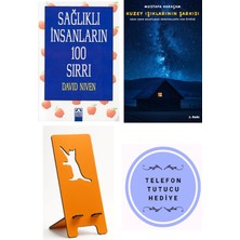 Altın Kitaplar Sağlıklı Insanların 100 Sırrı - David Niven + Kuzey Işıklarının Şarkısı + Telefon Tutucu