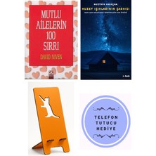 Altın Kitaplar Mutlu Ailelerin 100 Sırrı - David Niven + Kuzey Işıklarının Şarkısı + Telefon Tutucu