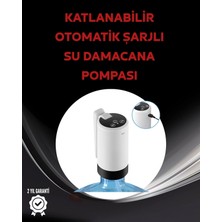 Armüz Daana Üstü Akıllı Su Pompası | 3 Daana Kullanım | 4W Güç | Micro USB Şarjlı | Katlanabilir & Taşınabilir