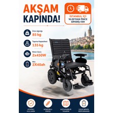 Tagesan DM-450 Luxury Xxl Akülü Tekerlekli Sandalye