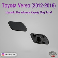 AutoPit 3D Toyota Verso (2012-2018) Uyumlu Sağ Far Yıkama Kapağı