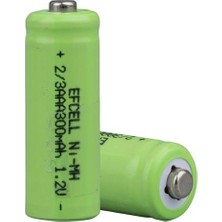Efcell Nı-Mh 2/3AAA 300 Mah 1.2 Volt Başlıklı Pil