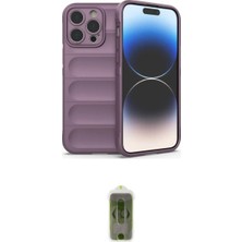 Marsilyan™- iPhone 15 Pro Kılıf Atlas Koleksiyonu - Siyah Joko Magic 5d Hayalet Cam