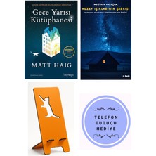 Domingo Yayınevi Gece Yarısı Kütüphanesi - Matt Haig + Kuzey Işıklarının Şarkısı + Telefon Tutucu
