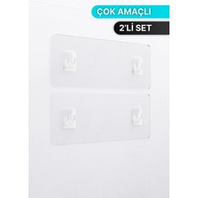 Empressco Çok Amaçlı Banyo Düzenleyici Seti, Güçlü Yapışkanlı, Büyük ve Dayanıklı