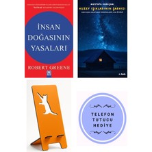 Altın Kitaplar Insan Doğasının Yasaları - Robert Greene + Kuzey Işıklarının Şarkısı + Telefon Tutucu