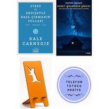 Nemesis Kitap Stres ve Endişeyle Başa Çıkmanın Yolları - Dale Carnegie + Kuzey Işıklarının Şarkısı + Telefon Tutucu