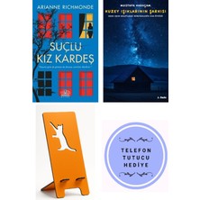 Nemesis Kitap Suçlu Kız Kardeş - Arianne Richmonde + Kuzey Işıklarının Şarkısı + Telefon Tutucu