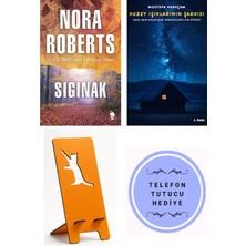 Nemesis Kitap Sığınak - Nora Roberts + Kuzey Işıklarının Şarkısı + Telefon Tutucu