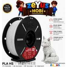 Zeyus Hobi Generic Pla Hs Hyper Speed Filament – Mermer | 1.75 mm | 1000 gr Profesyonel Baskılar Için Yüksek