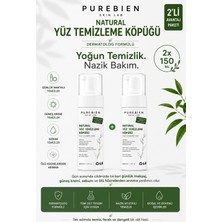 PUREBIEN SKIN LAB Purebien 2'li Avantaj Paketi 2 x 150 ml Natural Yüz Temizleme Köpüğü