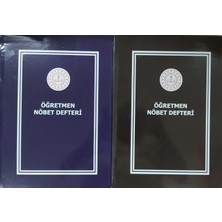 Eser Öğretmen Nöbet Defteri2 Li Set (Mavi-Siyah) 200 SAYFA100 Yaprak