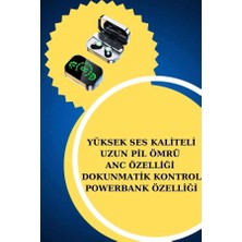 Armüz Tws Bluetooth Kulaklık ve Akıllı Saat Uyku Takibi Nabız Ölçer Uzun Pil Ömrü